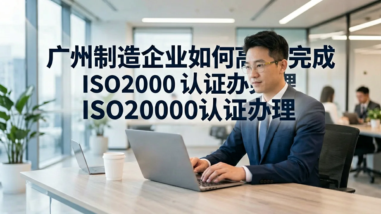 广州制造企业如何高效完成ISO20000认证办理